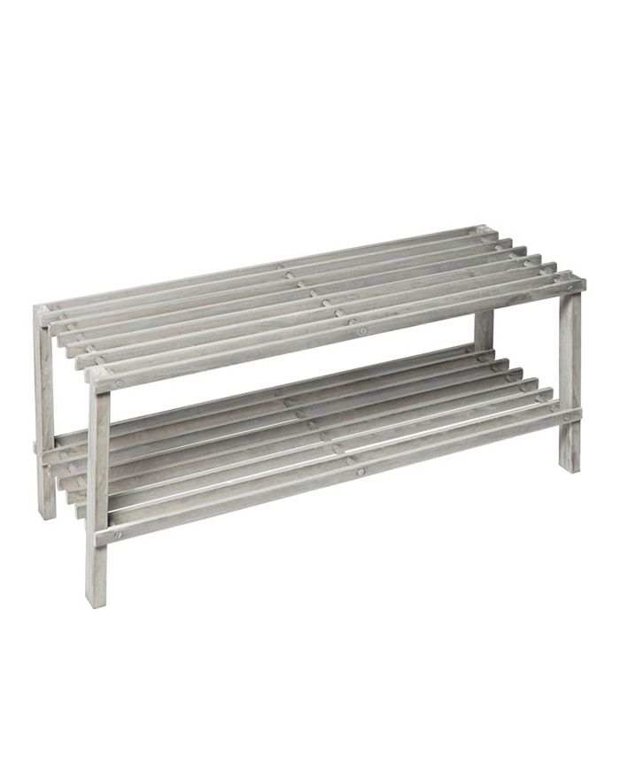Honey Can Do 2Shelf Shoe Rack, Gray Macy's