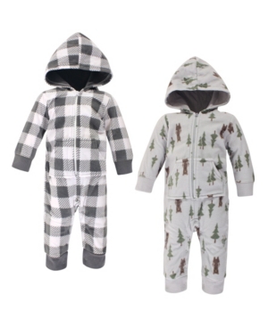 Hudson Baby Baby Boy Fleece Jumpsuits 2 Pack
