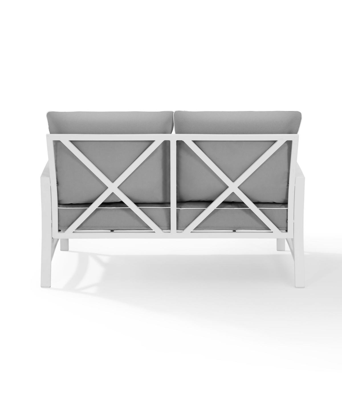 Crosley Kaplan Loveseat With Cushion Covers