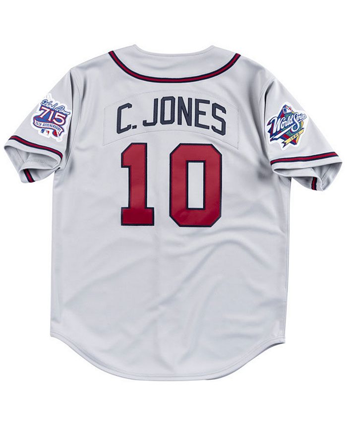 Mitchell & Ness Men's Chipper Jones Atlanta Braves Authentic