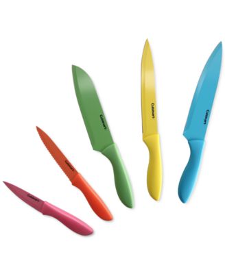 Cuisinart 10-Pc. Ceramic-Coated Cutlery Set with Blade Guards