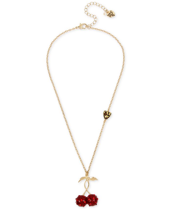 Betsey johnson cherry necklace hotsell