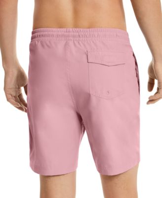 Men's Quick-Dry Performance Solid 7" Swim Trunks, Created for Macy's 