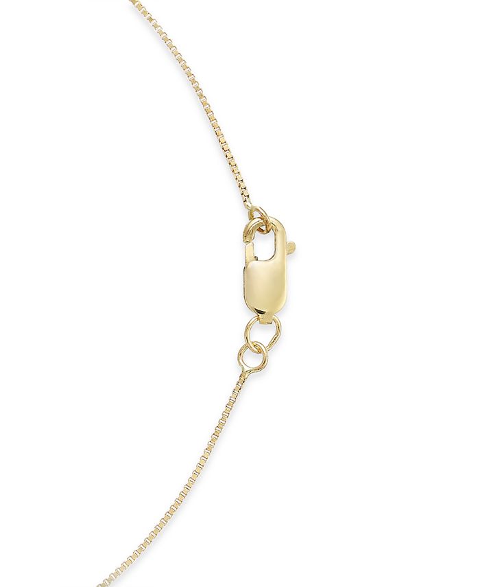 Macy's - Diamond Cross 18" Pendant Necklace (1/4 ct. t.w.) in 14k Gold