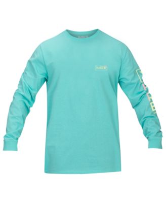 Hurley - Men's One & Only Box Gradient Logo Long Sleeve T-Shirt