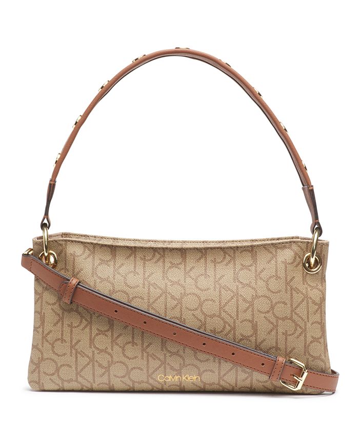 De daadwerkelijke Bek hongersnood Calvin Klein Raya Logo Shoulder Bag & Reviews - Handbags & Accessories -  Macy's
