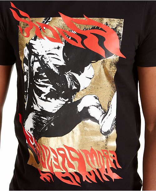 Guess Men S Rock N Roll Flame Graphic T Shirt Reviews T Shirts