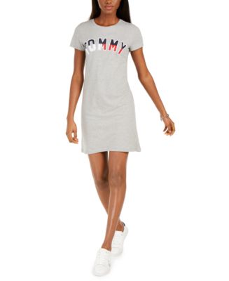 Tommy Hilfiger Graphic T-Shirt Dress, Created for Macy's - Macy's