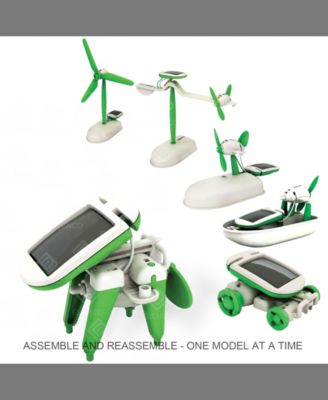 Redbox Teach Tech Solar Fun 6 Build-It-Yourself 6-In-1 Robot Stem Educational Toys