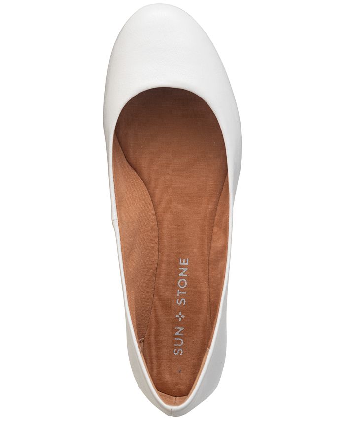 Sun + Stone Eliana Flats, Created for Macy's & Reviews - Flats - Shoes ...