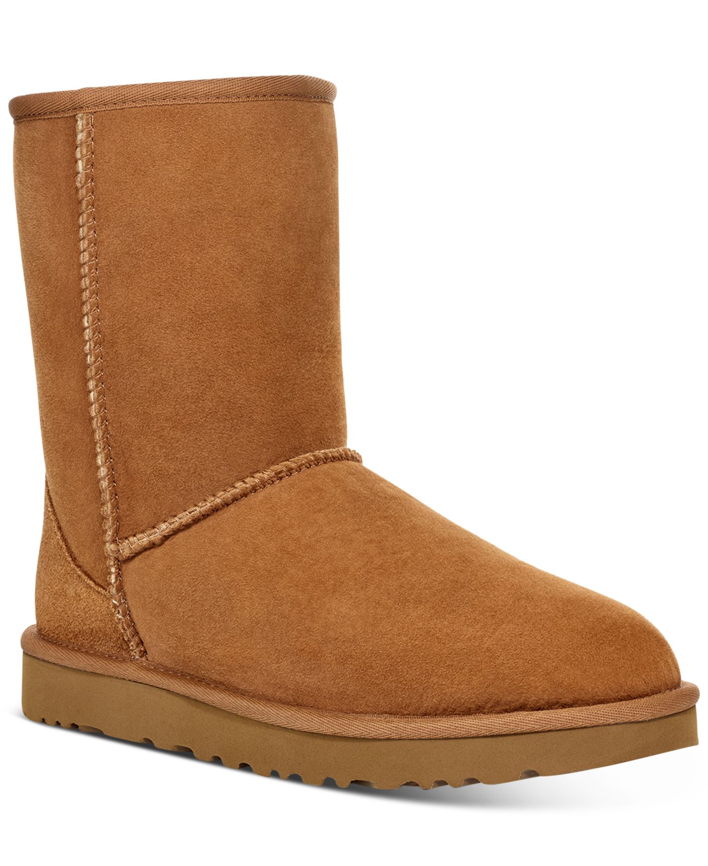 Женские ботинки UGG® Mommy & Me Classic II Short, цвет: Чёрный — фото 1