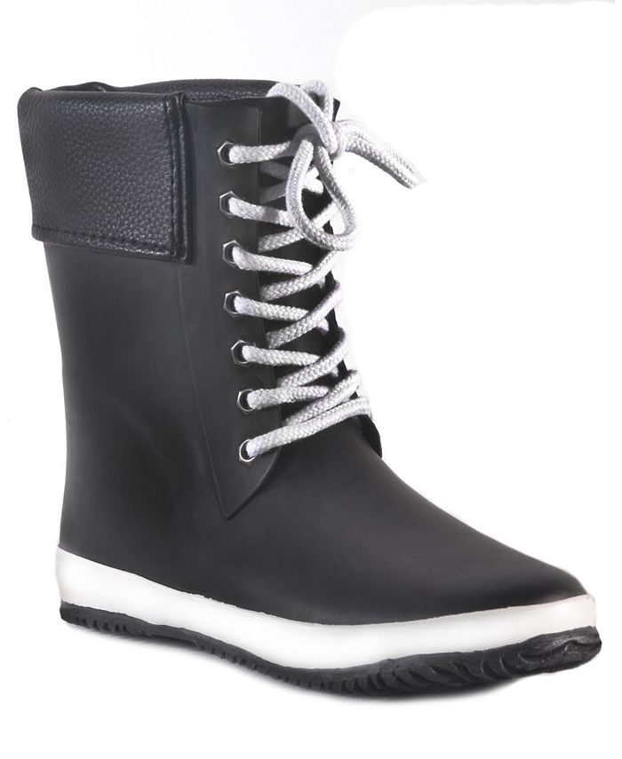 Dav lace up rain boots store