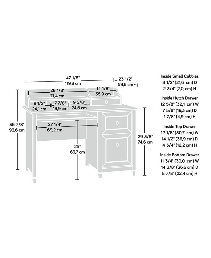 Sauder Edge Water Computer Desk Macy's