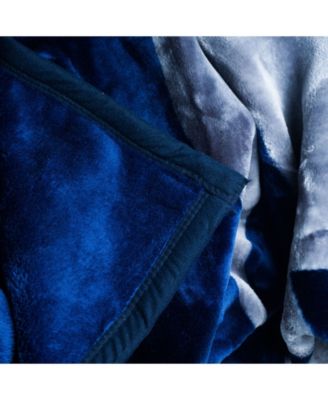 Wolf Heavy Thick Plush Mink Oversized Throw, 74" x 91"