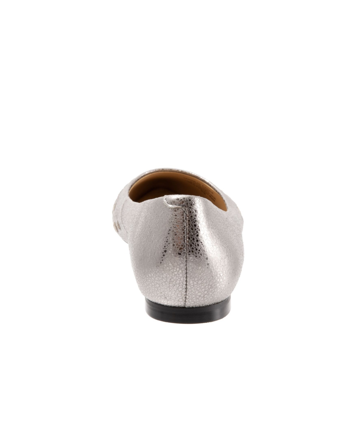 Trotters Estee Woven Flat - Silver-Tone