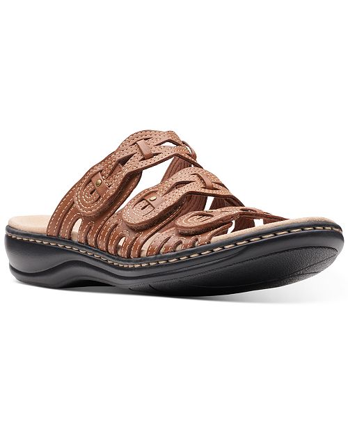Clarks Collection Women S Leisa Faye Flat Sandals Reviews