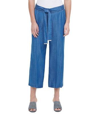 Calvin Klein Cropped Pull-On Pants - Macy's