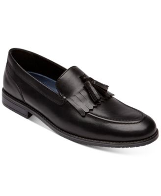 rockport black loafers