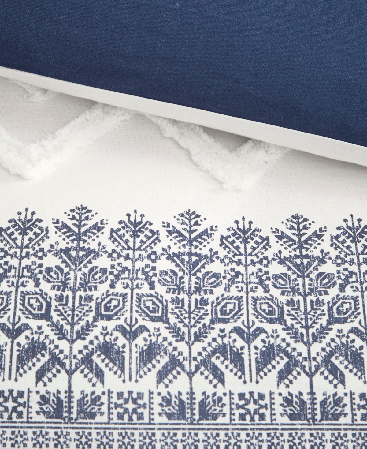 Ink+Ivy Mila Chenille 3-Pc. Duvet Cover Set