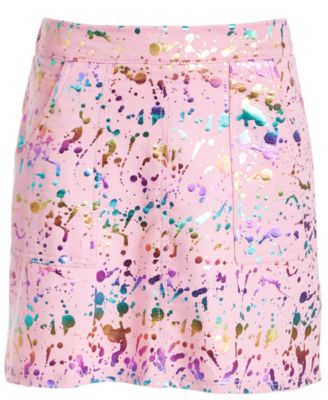Belle Du Jour - Big Girls Paint Splatter Skirt
