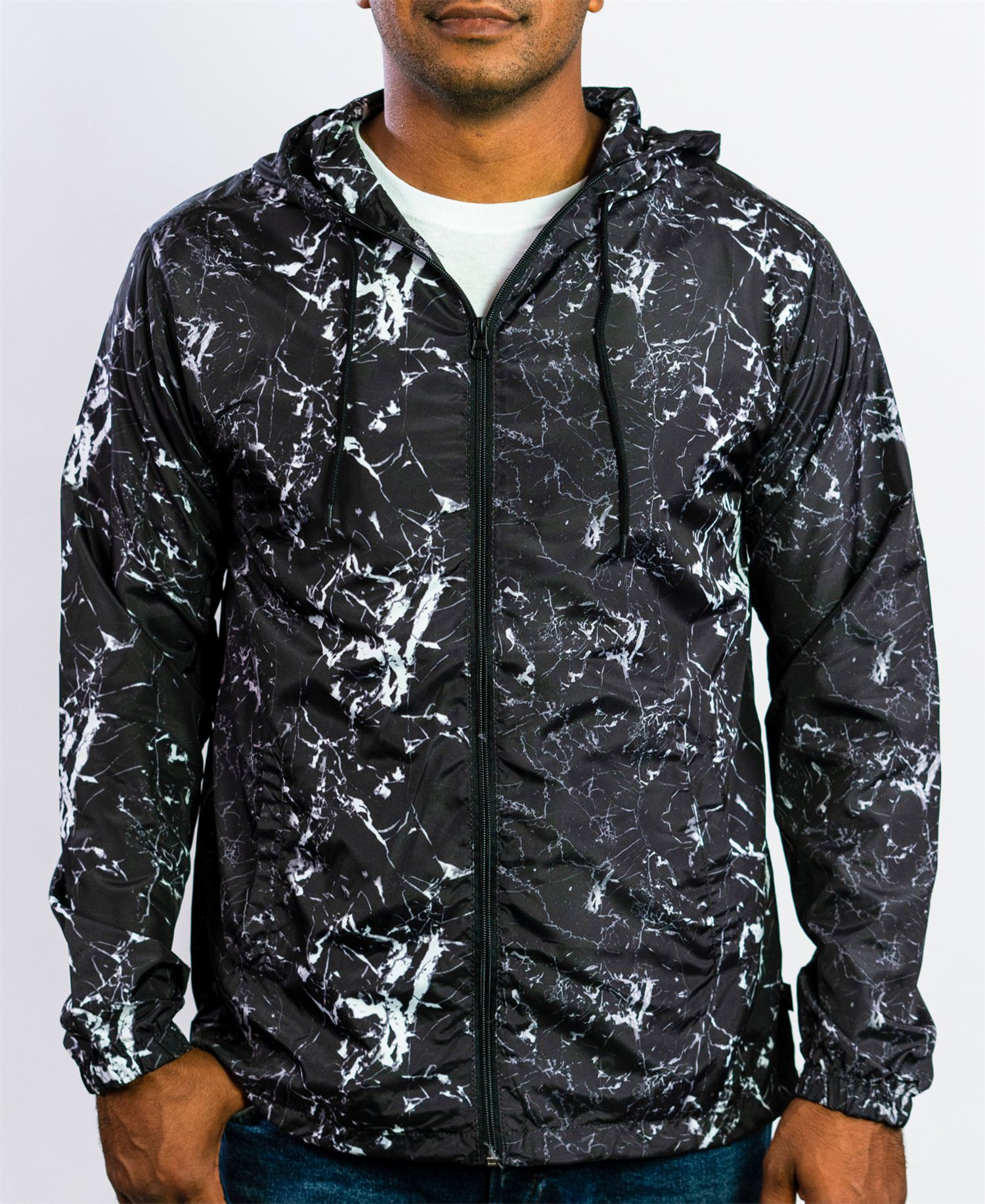 Men's Hooded Lightweight Windbreaker