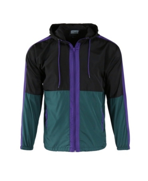 Beautiful Giant Men's Hooded Lightweight Windbreaker In Green