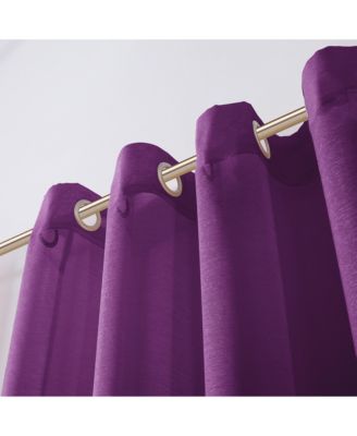 Malibu Linen Look Sheer Grommet Window Panel