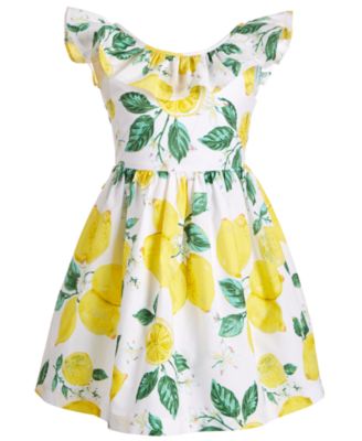 macys lemon dress