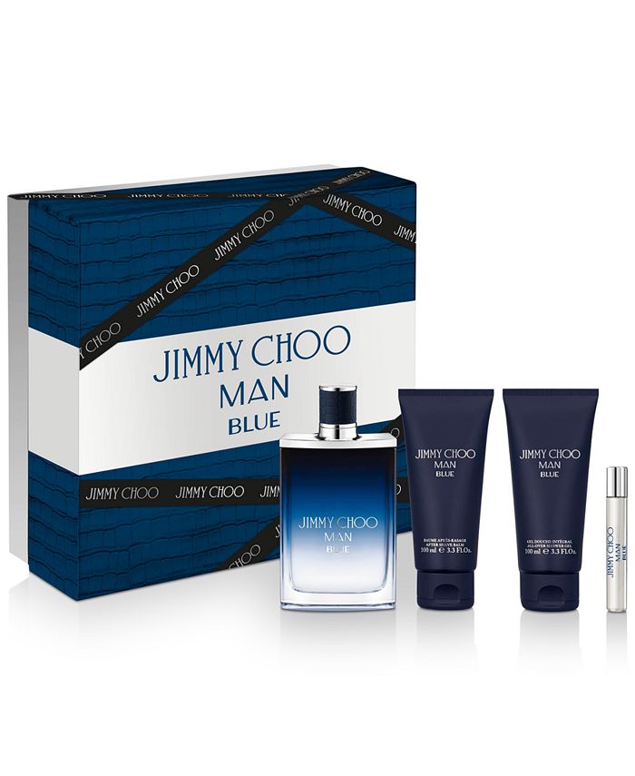 Jimmy Choo Man Blue Eau De Toilette Spray, Cologne for Men, 3.3 oz