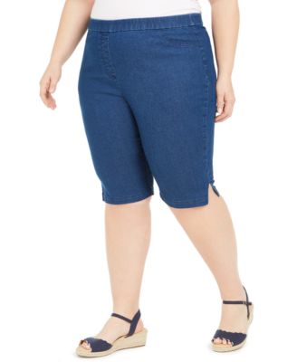 Alfred Dunner Plus Size Pull-On Shorts 