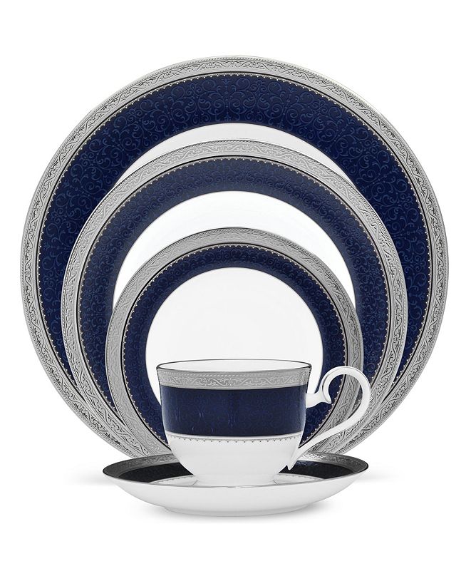 Noritake Odessa Cobalt Platinum Dinnerware Collection & Reviews Fine