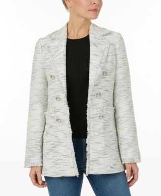 macys tweed blazer