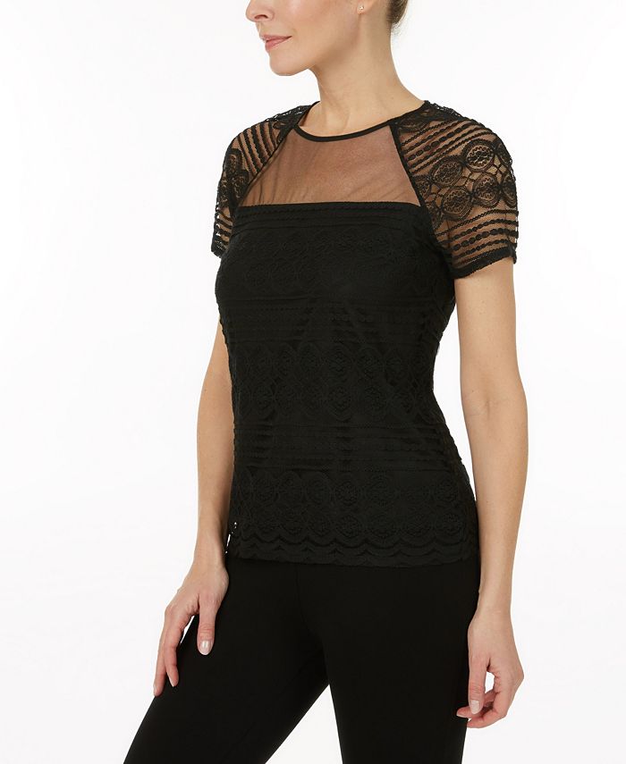 Laundry by Shelli Segal Lace Top Macy's