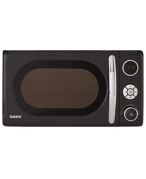 Galanz 0 7 Cuft 700w Retro Microwave With Pull Handle Reviews Small Appliances Kitchen Macy S