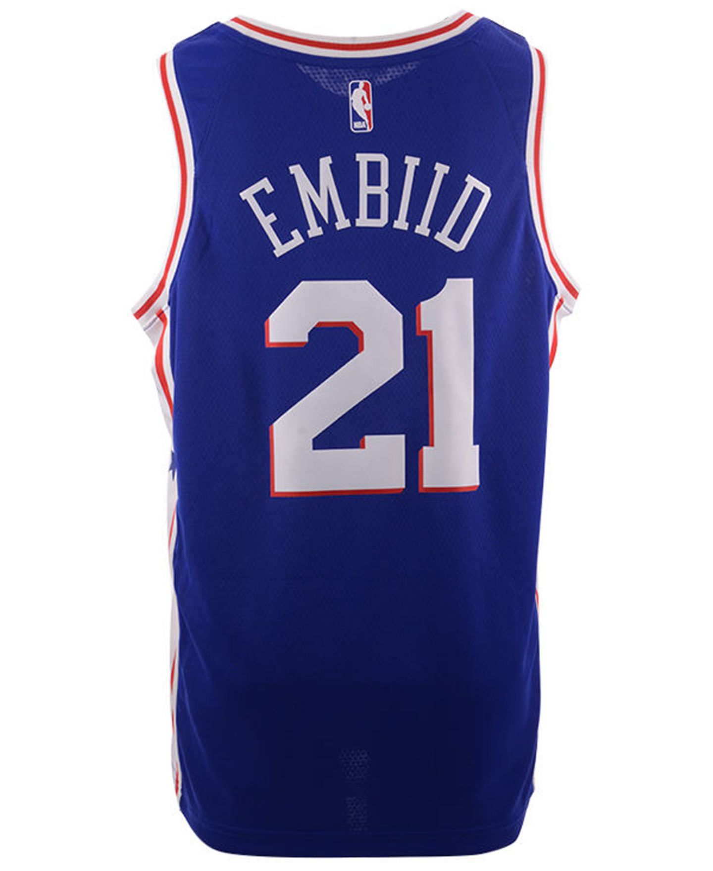 Мужской топ Nike Joel Embiid Philadelphia 76ers Icon Swingman Jersey — фото 2