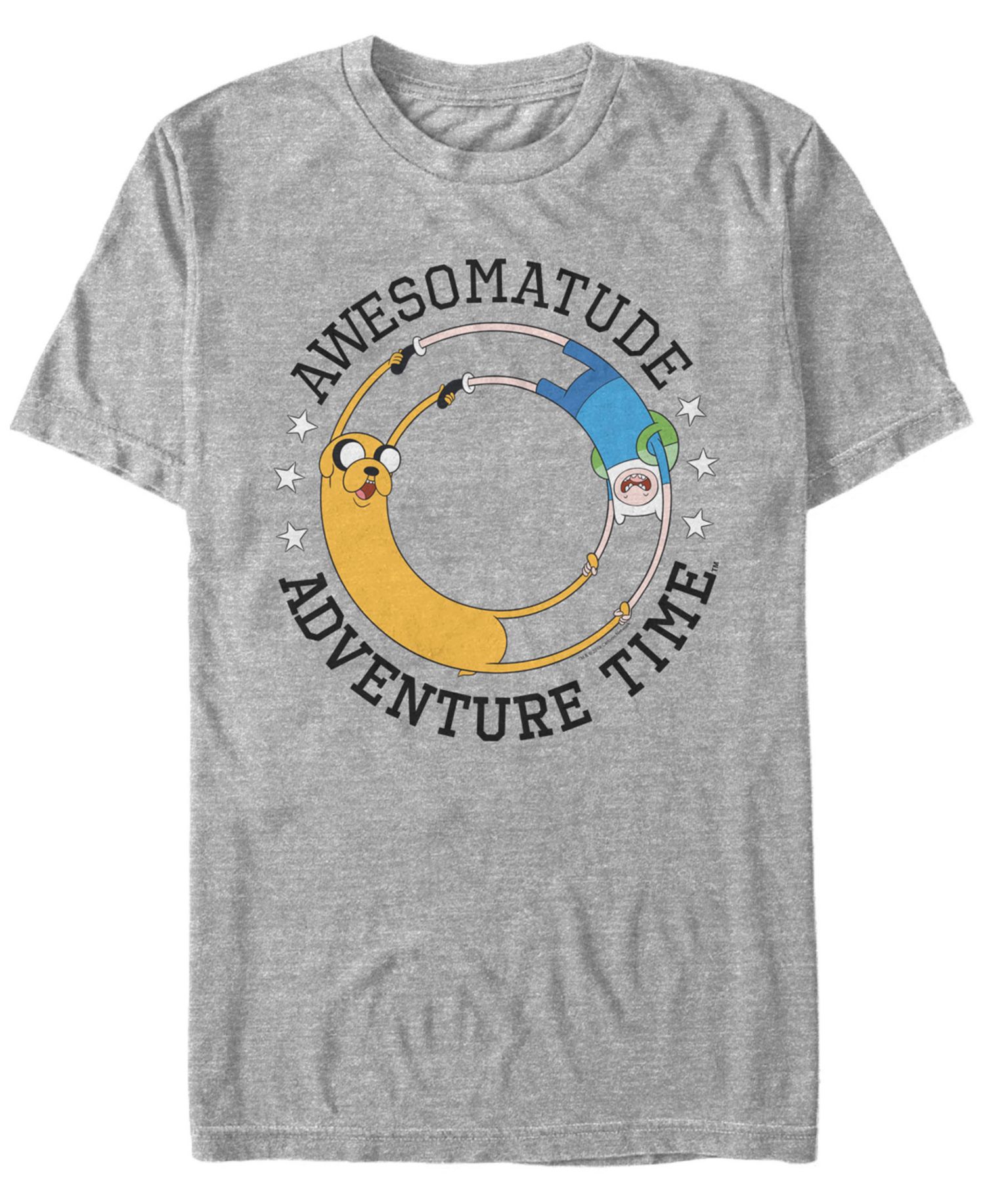 Men's Awesomatude Adventure Time Short Sleeve T- shirt