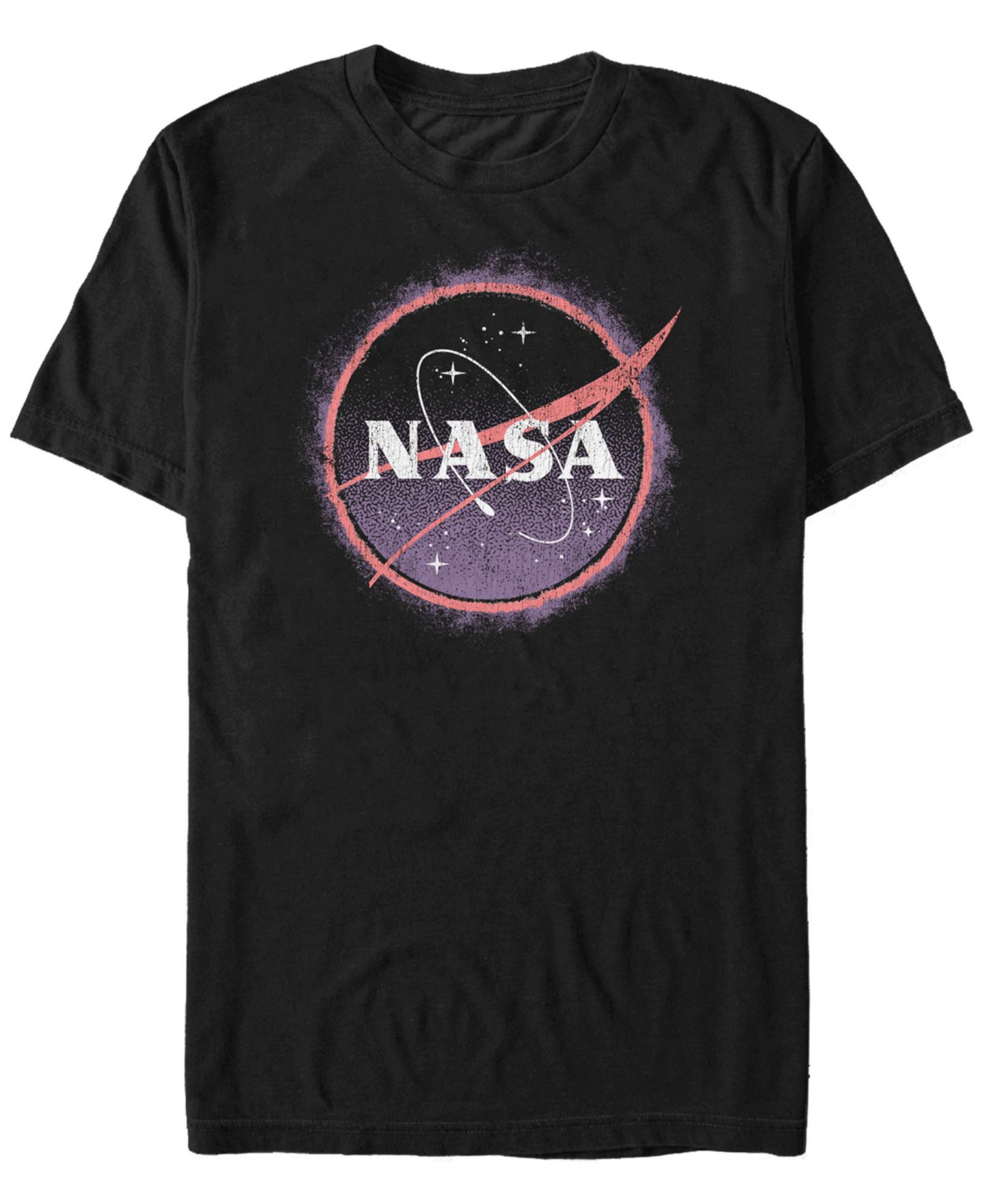 Мужская рубашка Fifth Sun NASA Distressed Grainy Logo Short Sleeve T, цвет: Чёрный — фото 1