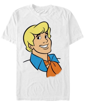 Fifth Sun Scooby-Doo Men's Fred Big Face Costume Short Sleeve T-Shirt