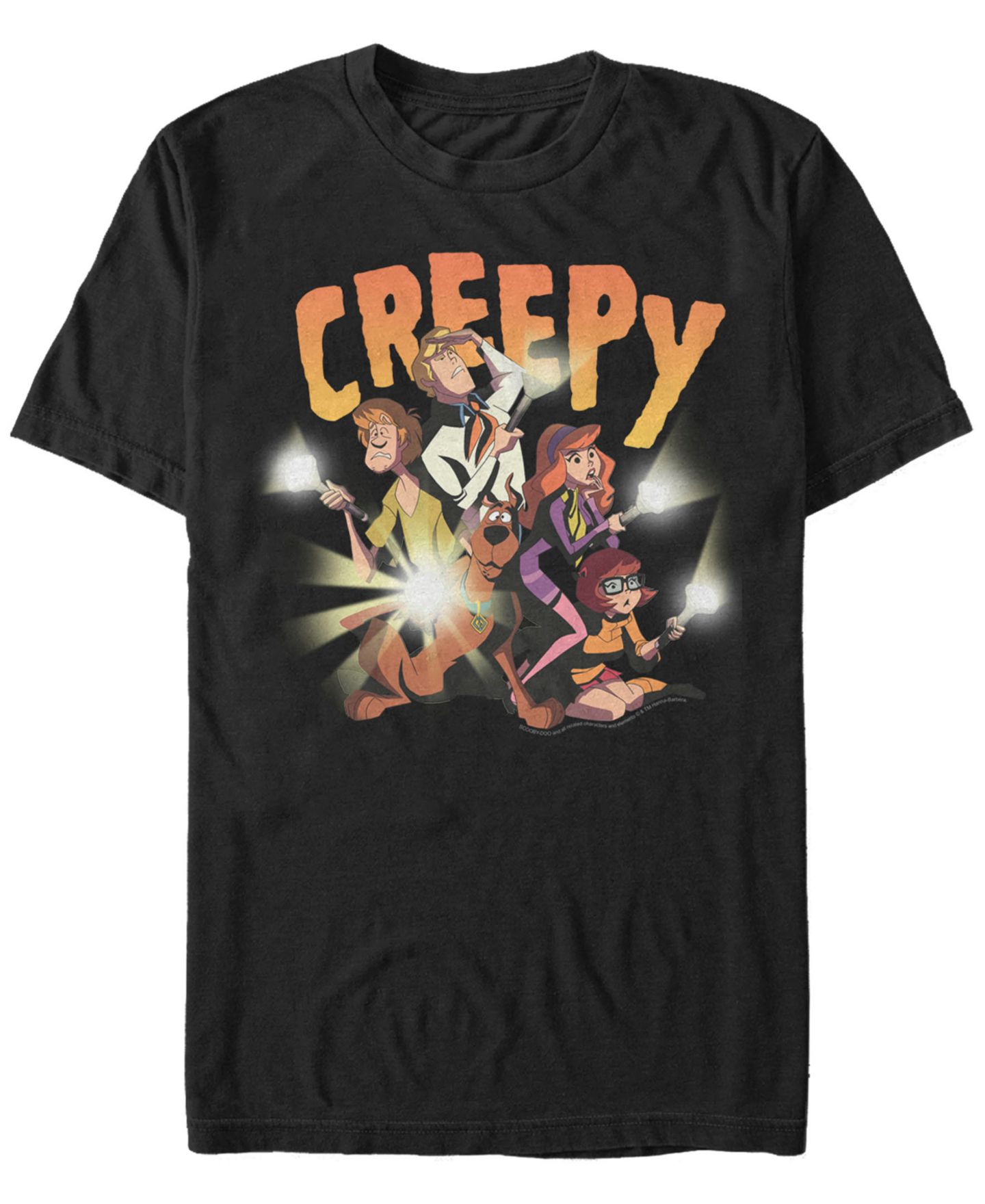 Мужская футболка Fifth Sun Scooby-Doo Creepy Flashlight Group Short Sleeve — фото 1