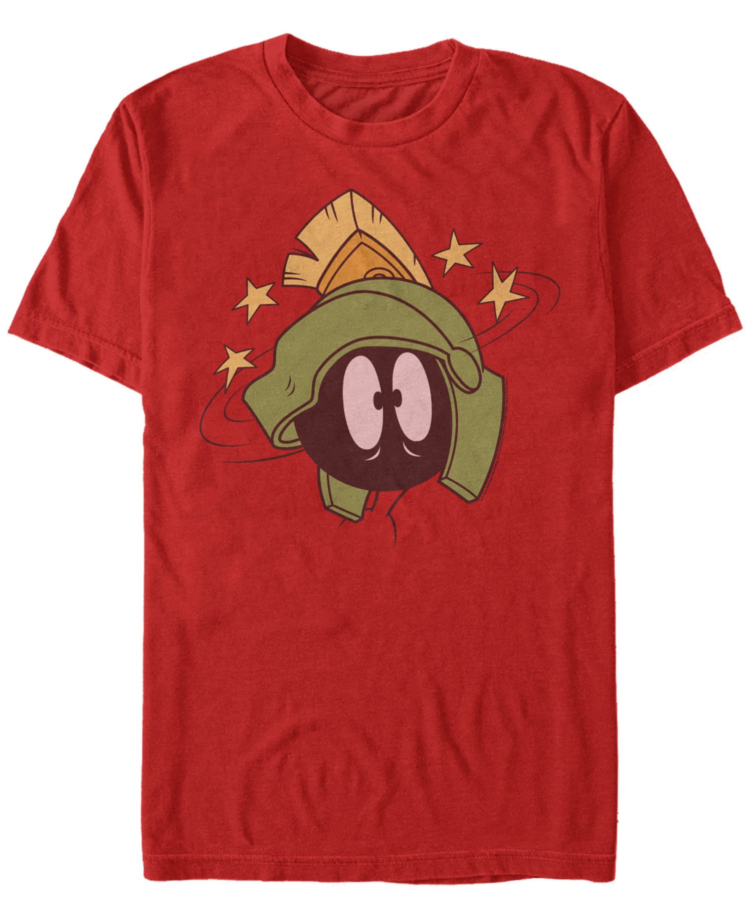 Looney Tunes Men's Marvin The Martian Head Spin Short Sleeve T-Shirt