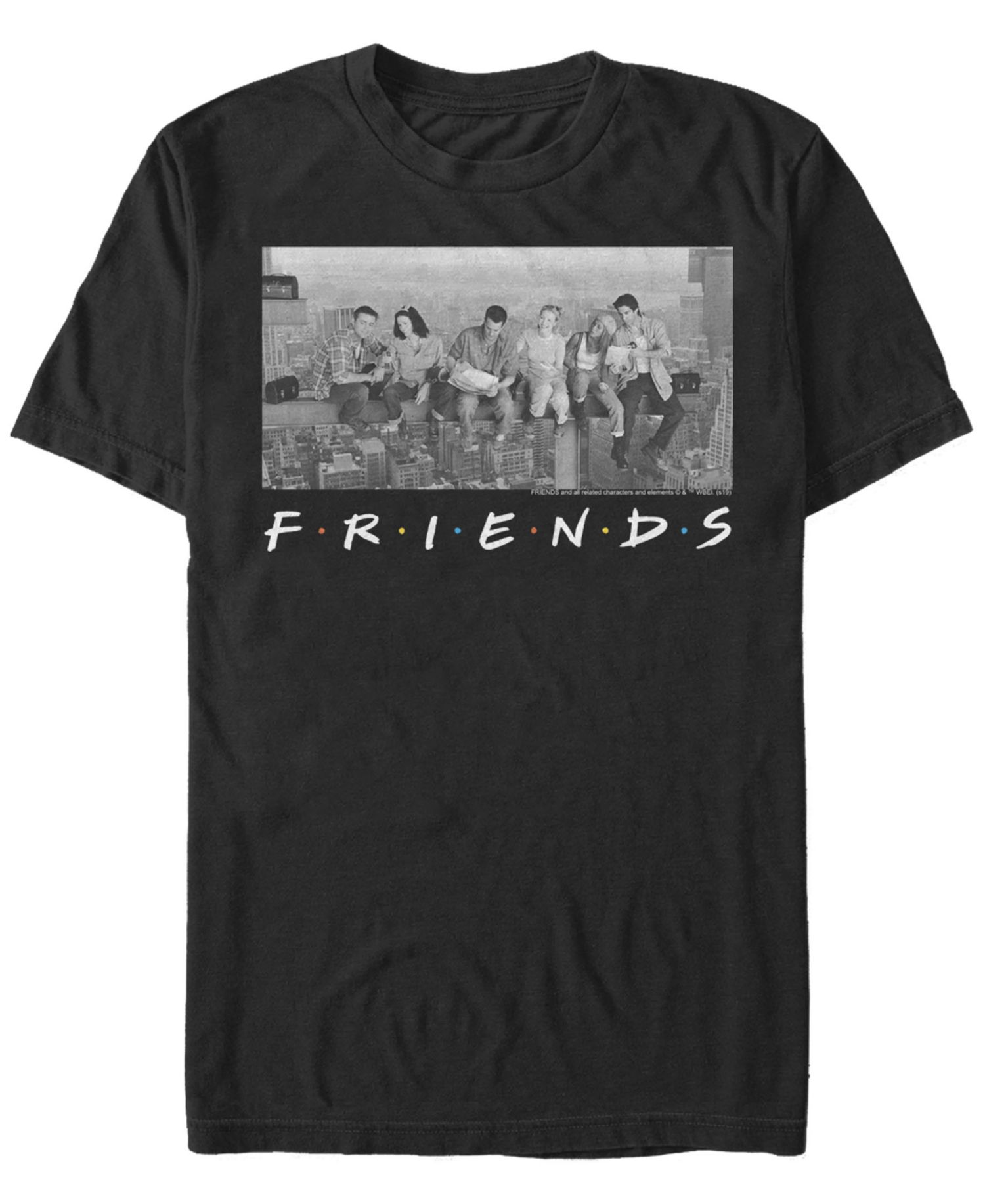 Friends Men's City Skyline Group Portrait Short Sleeve T-Shirt