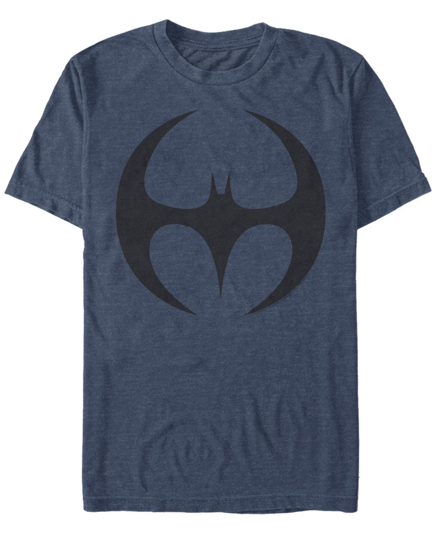 DC Men's Batman Round Bat Logo Short Sleeve T-Shirt