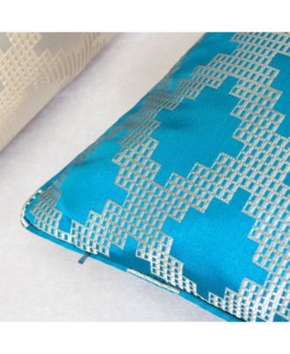 Ellie Satin Jacquard Decorative Pillow, 20" x 20"