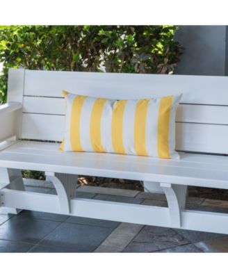 Olivia Stripe Indoor/Outdoor Decorative Pillow, 12" x 20"