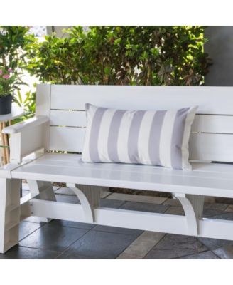 Olivia Stripe Indoor/Outdoor Decorative Pillow, 12" x 20"