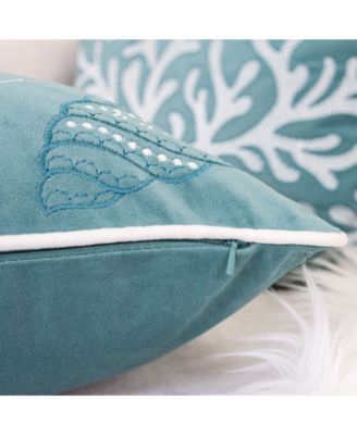 Seashell Decorative Pillow, 20" x 20"