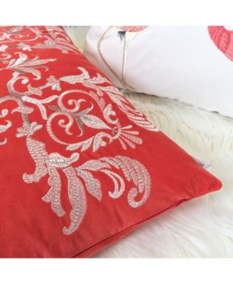 Floral Elegant Decorative Pillow, 20" x 20"