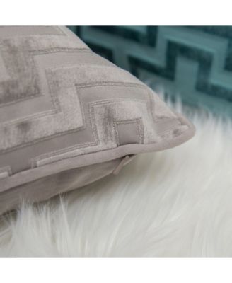 Jasmine Modern Maze Decorative Pillow, 12" x 20"