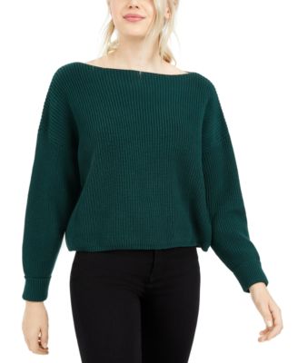 Millie Mozart Cotton Boat-neck Sweater 