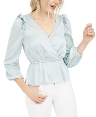 LEYDEN - Pleated Wrap Top